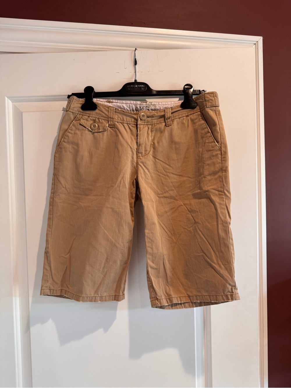 Vintage Low Waisted Women's Bermuda Shorts